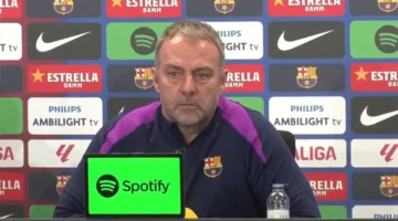 إشادة هانز فليك.. ليفاندوفسكي يحسم مستقبله مع برشلونة بعد تألقه اللافت في الدوري